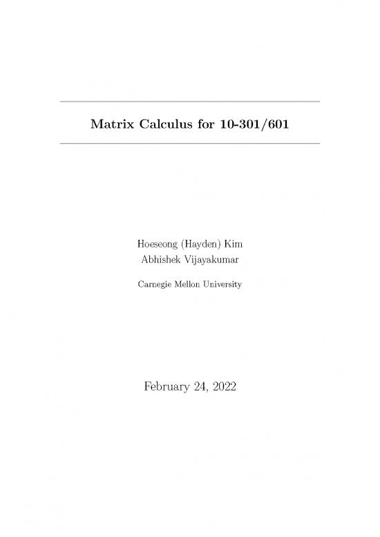 picture Derivatives Calculus Pdf 171388 | 10601 Matrix Calculus