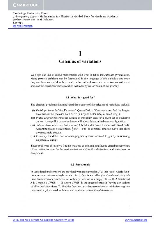 picture Calculus Pdf 169630 | 9780521854030 Excerpt