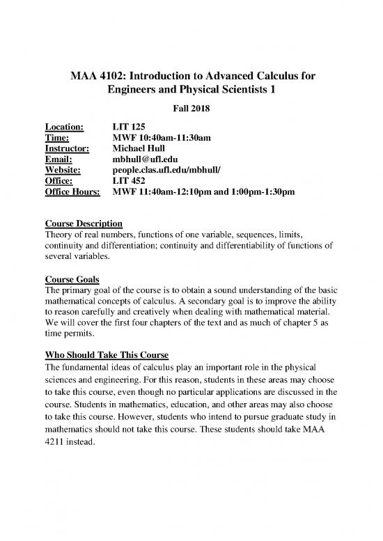 picture1_Advanced Calculus Of Several Variables 171191 | Adv Calc Syllabus