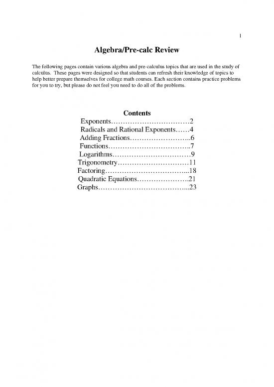 picture1_Calculus Pdf 170768 | Algebra Precalc Review