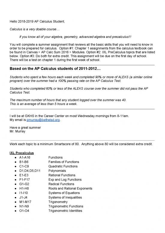 picture Calculus Pdf 170165 | Ap Calc Ab Sum 2018 Letterada