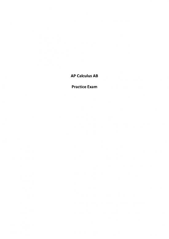 picture Calculus Pdf 170222 | Ap Calculus Ab Practice Exam And Answers