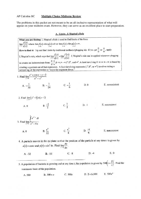 picture1_Calculus Pdf 170266 | Ap Calculus Bc  Multiple Choice Review