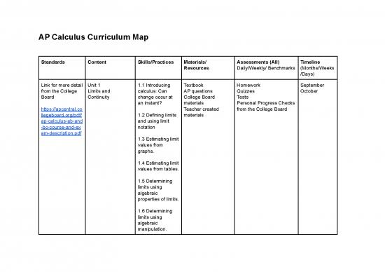 picture_Calculus Pdf 170214 | Ap Calculus Curriculum Map  Reviewed 2022
