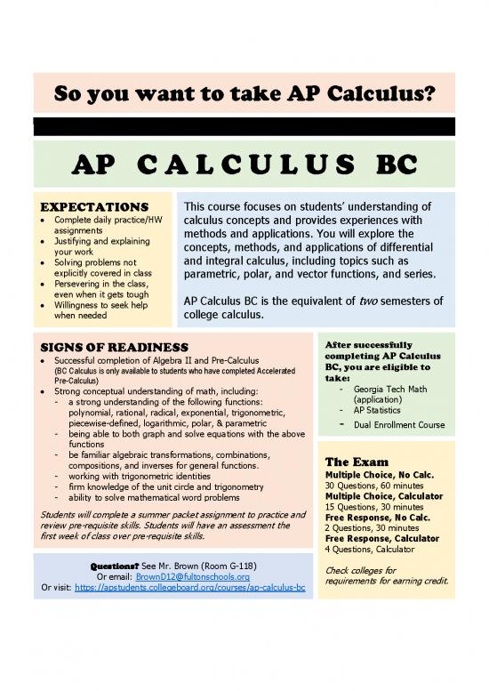 picture Calculus Pdf 170273 | Ap Calculus Flyer Sp21