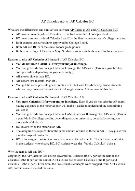 picture1_Calculus Pdf 170316 | Calc Ab Vs Calc Bc