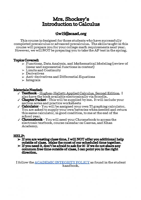 picture Calculus Pdf 170708 | Calc Grading And Syllabus
