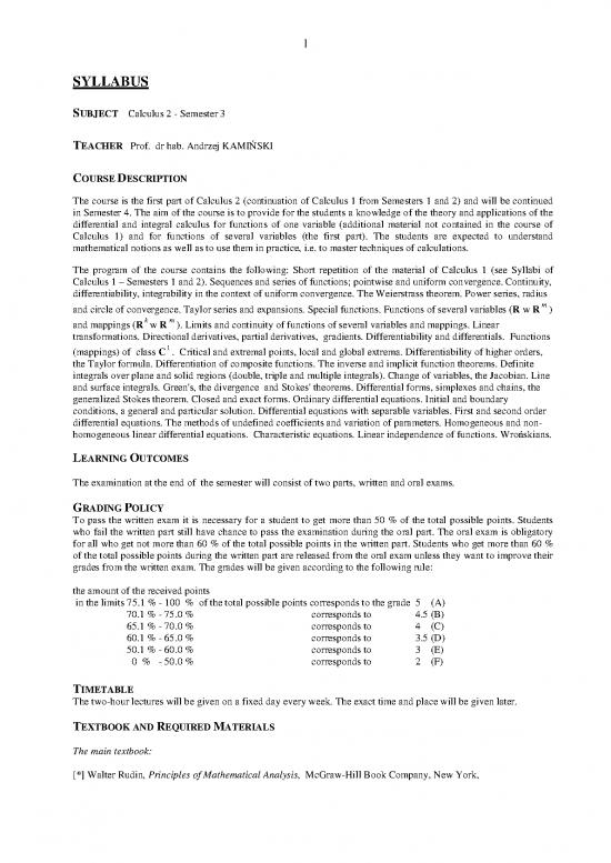 picture Calculus Pdf 170835 | Calculus 2 Semester 3 Kaminski