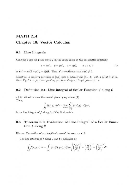 picture Vector Calculus Book Pdf 171119 | Chap 16