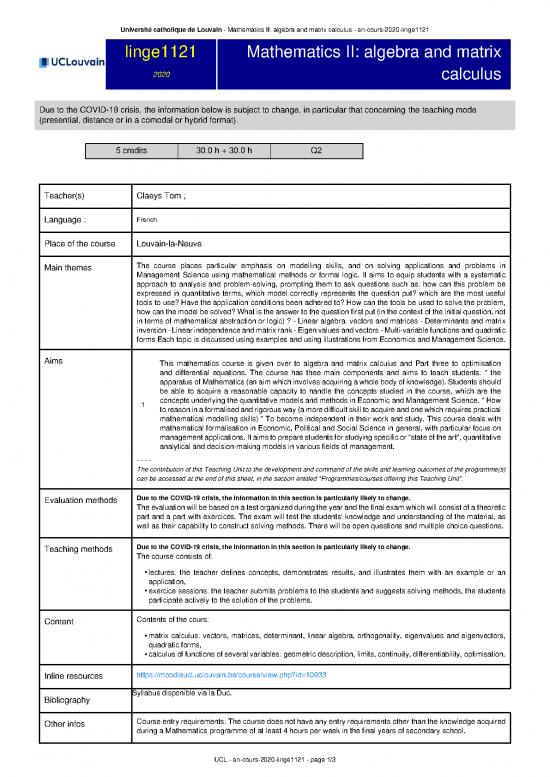 picture1_Matrix Calculus Pdf 171260 | En Cours 2020 Linge1121