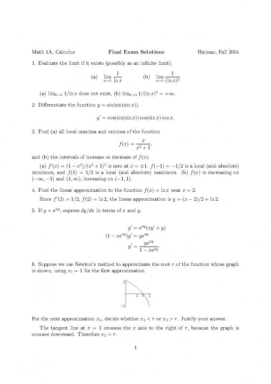 picture1_Calculus Pdf 169227 | Exam Final Sol