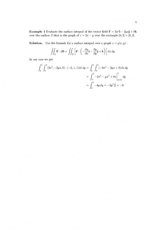 picture1_Surface Integral Pdf 170188 | Examples6