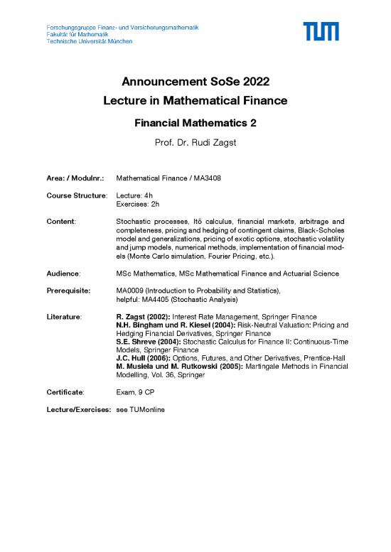 picture_Calculus Pdf 170400 | Financial Mathematics 2 Zagst Kschonnek Spies 01