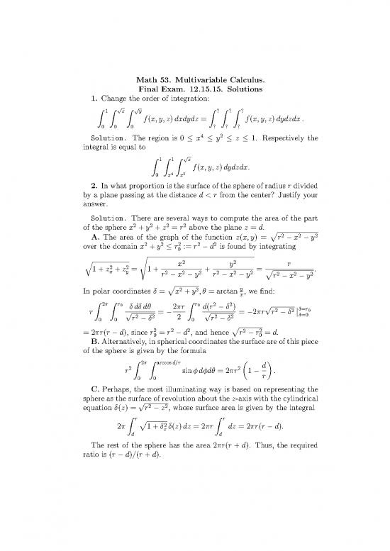 picture1_Integral Calculus Pdf With Solutions 171117 | Fn 2015 53 Sol
