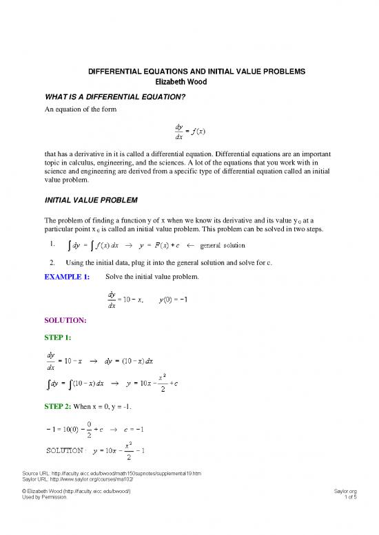 picture_Calculus Pdf 169335 | Ma102 4 Equations And Initial Value Problems