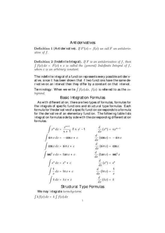 picture_Derivative Formulas 170910 | Math115 290notes