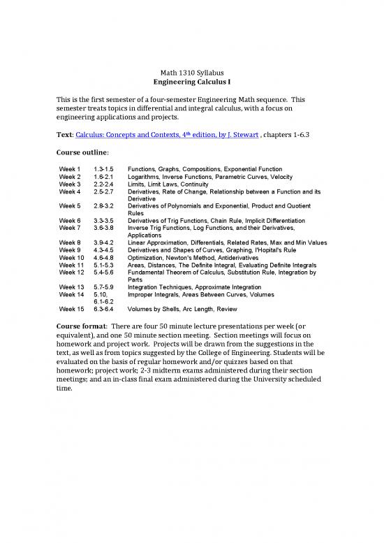 picture_Derivatives Calculus Pdf 171543 | Math1310syllabus
