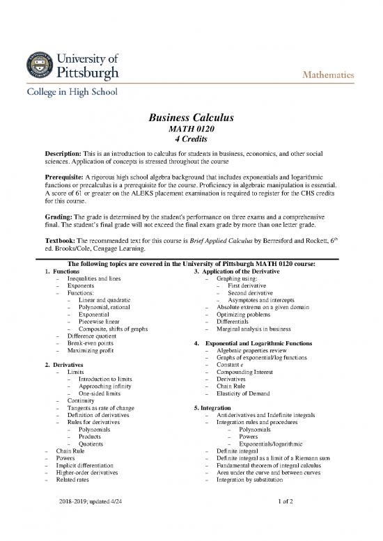 picture Calculus Pdf 169455 | Math 0120 Business Calculus