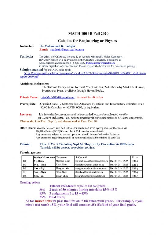 picture Calculus Notes Pdf 171036 | Math 1004b F20