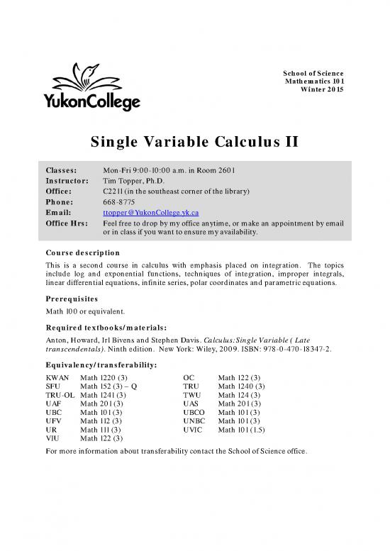 picture Calculus Pdf 170886 | Math 101 W15