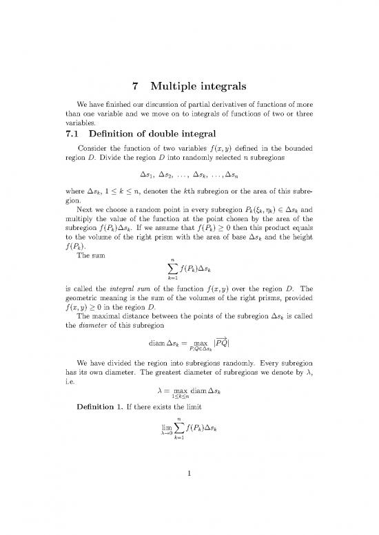 picture1_Multiple Integrals Pdf 170747 | Multiple Integrals