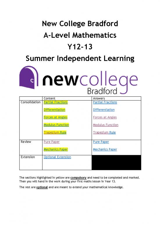 picture_Differentiation Pdf 169581 | Ncb Y12 13 A Level Maths Sil 2021