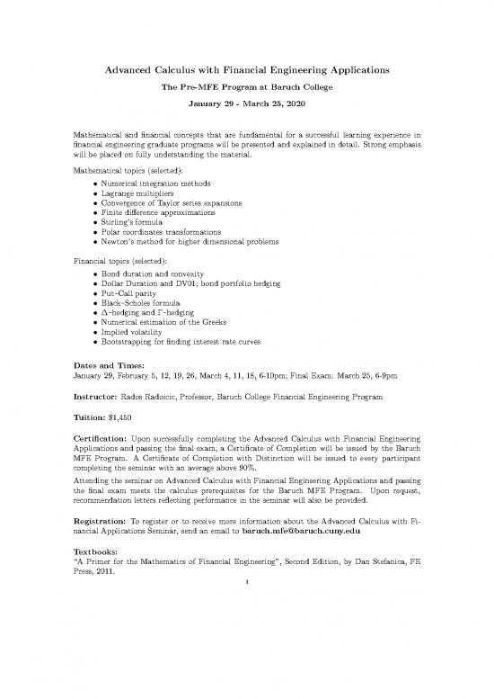 picture1_Calculus Pdf 169270 | Pre Mfe Ac Fe Feb2020 Syllabus