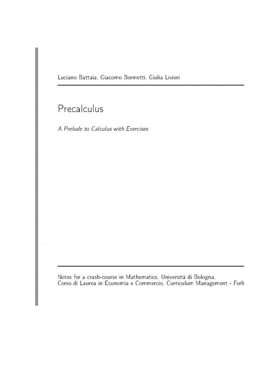 picture Precalculus Mathematics For Calculus Pdf 171359 | Precalculus