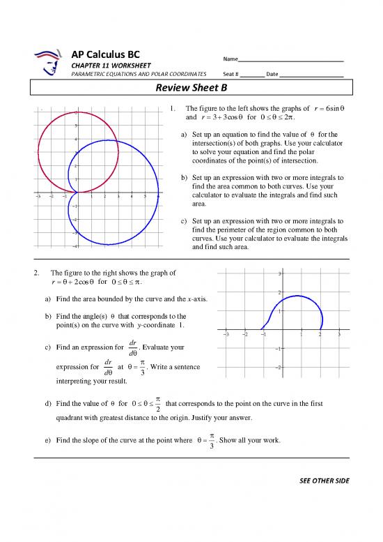 picture1_Calculus Pdf 170703 | Reviewsheet B Polar