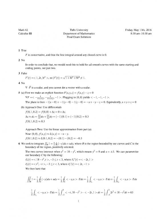 picture1_Integral Calculus Pdf With Solutions 171047 | S16final Sol