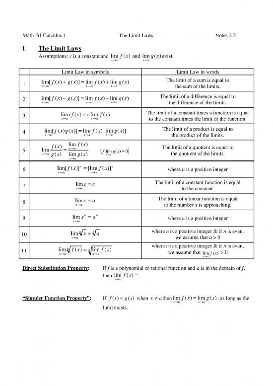 picture_Calculus Pdf 169309 | Sample Lecture Notes