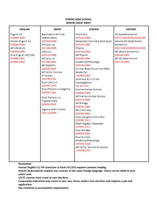 picture Calculus Pdf 170134 | Senior Cheat Sheet With Coursdocx