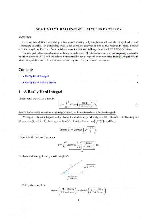 picture Calculus Pdf 170502 | Some Very Challenging Calculus Problems 2