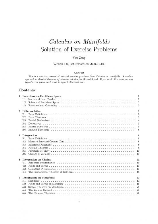 picture Calculus Pdf 170679 | Spivak