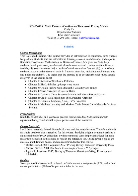 picture1_Calculus Pdf 169827 | Stat690a Syllabus & Content (tentative) 0