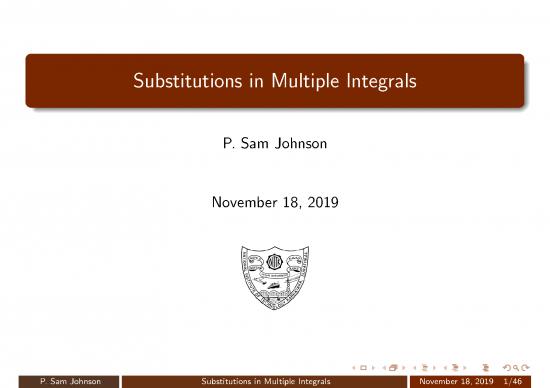 picture_Multiple Integrals Pdf 169981 | Substitution Methods
