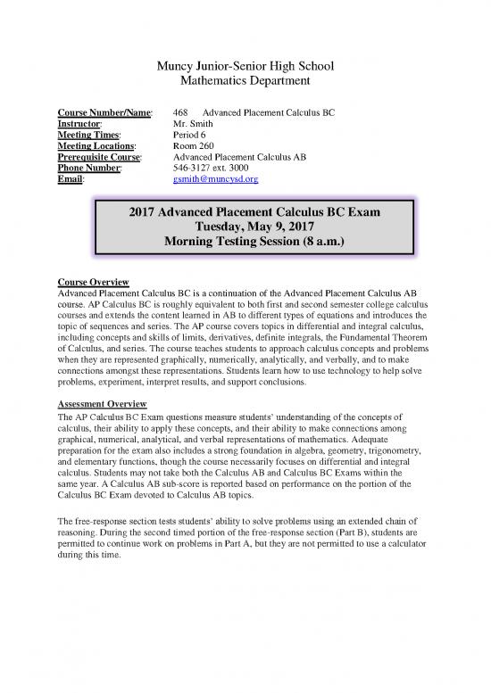 picture Calculus Pdf 170612 | Syllabus Ap Calculus Bc