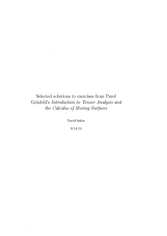 picture1_Calculus Pdf 170416 | Tensor Calc And Moving Surfaces Exercises New