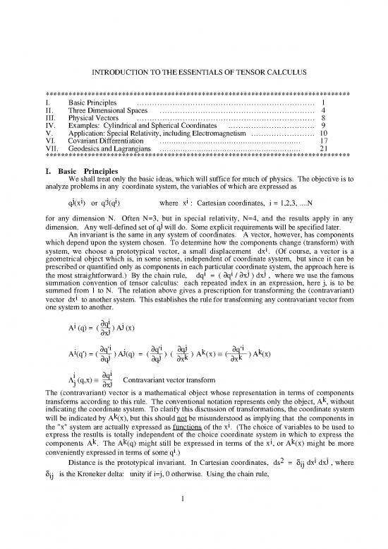 picture Calculus Pdf 170114 | Tensors