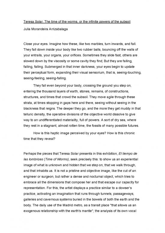 picture Infinite Powers Pdf 170276 | Teresa Solar  El Tiempo De Las Lombrices Jma Eng