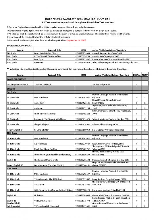 picture1_Textbook List 21 22