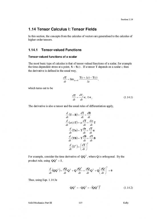 picture_Calculus Pdf 169201 | Vectors Tensors 14 Tensor Calculus