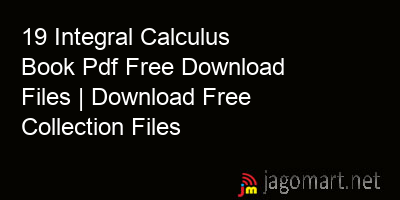 picture 19 Integral Calculus Book Pdf Free Download Files | Download Free Collection Files