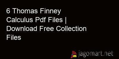 picture 6 Thomas Finney Calculus Pdf Files | Download Free Collection Files