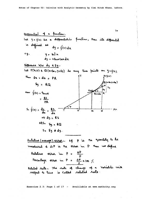 picture Calculus Pdf Download 172368 | Chap02 Solutions Ex 2 3 Calculus