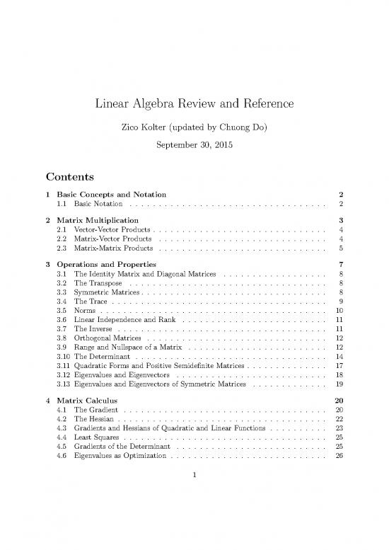 picture Matrix Calculus Pdf 171708 | Cs229 Linalg