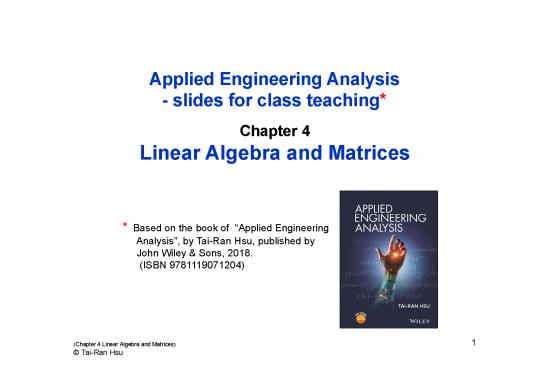 picture Vector Analysis Book Pdf 173053 | Hsu Chapter 4 Linear Algebra And Matrices