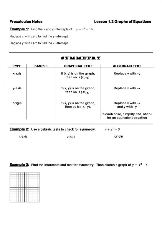 picture Precalculus Notes Pdf 171910 | Lesson 1 2