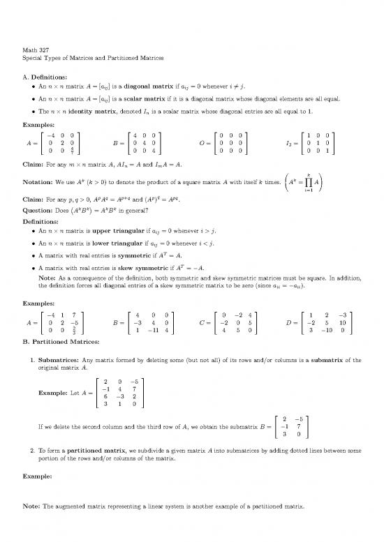 picture Matrix Pdf 172911 | M327specialmatrices
