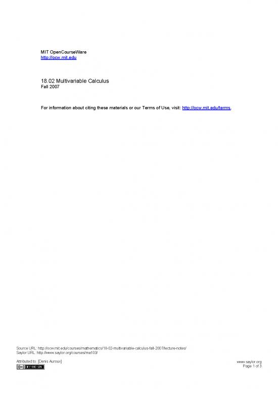 picture Multivariable Calculus Pdf Notes 173378 | Ma103 Auroux 41